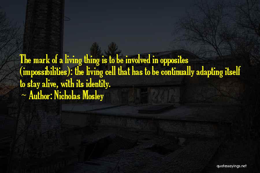 Adapting Quotes By Nicholas Mosley