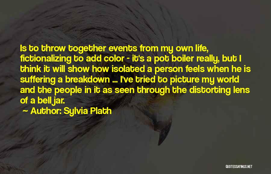 Add Color Your Life Quotes By Sylvia Plath