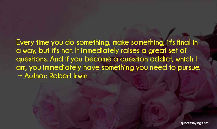 Addict Quotes By Robert Irwin