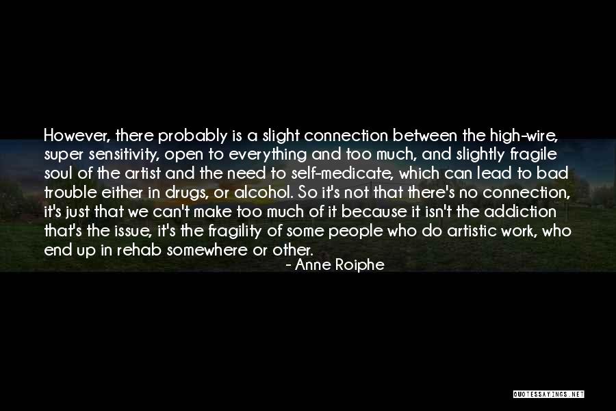 Addiction To Drugs And Alcohol Quotes By Anne Roiphe