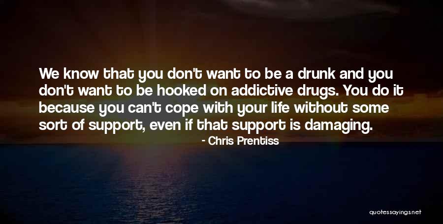 Addiction To Drugs And Alcohol Quotes By Chris Prentiss