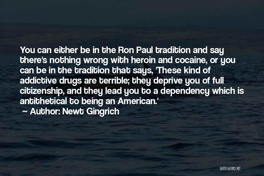 Addictive Quotes By Newt Gingrich