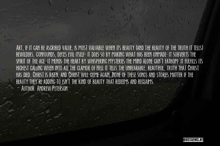 Adding Value To Others Quotes By Andrew Peterson