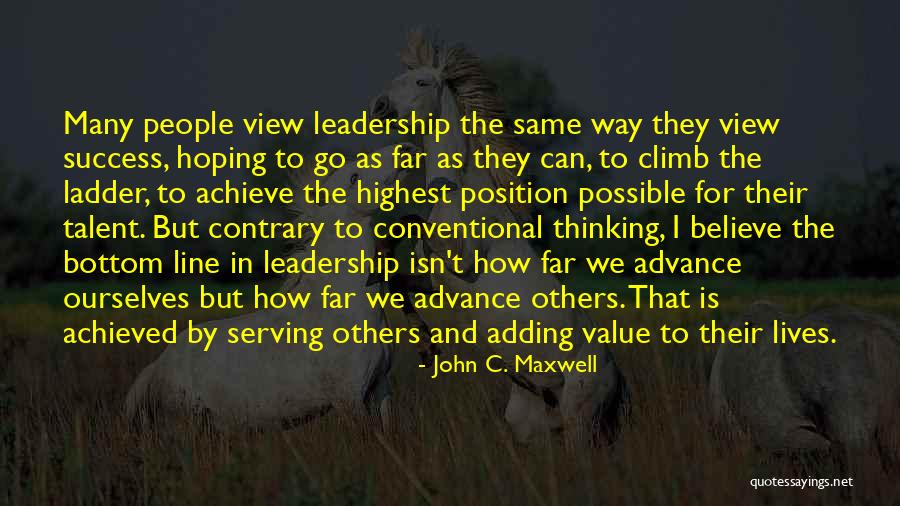 Adding Value To Others Quotes By John C. Maxwell