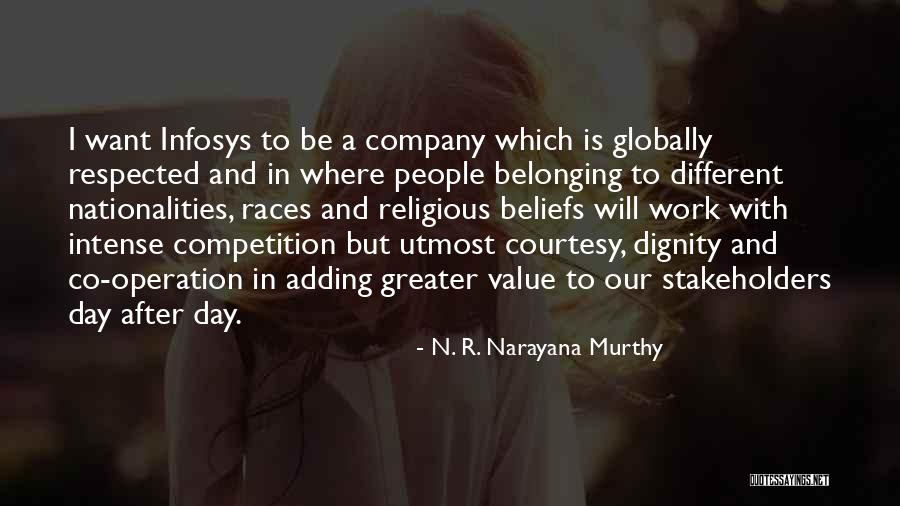 Adding Value To People Quotes By N. R. Narayana Murthy