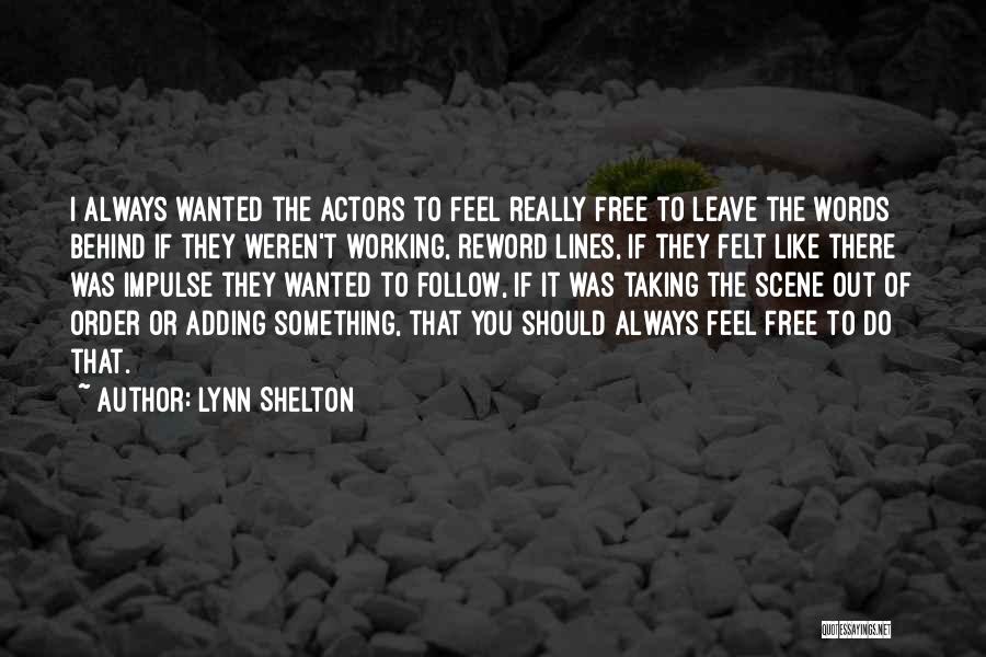 Adding Words In Quotes By Lynn Shelton