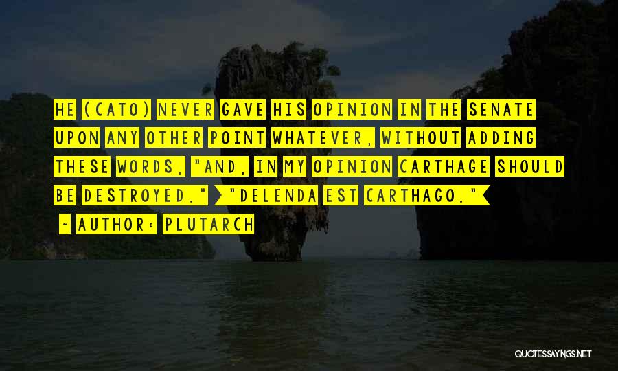 Adding Words In Quotes By Plutarch