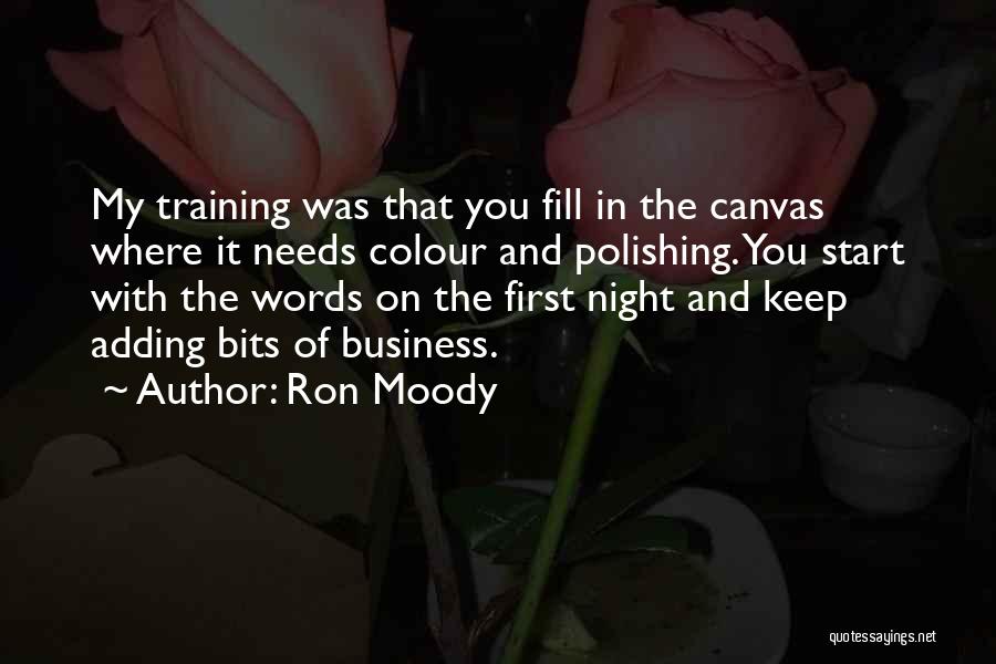 Adding Words In Quotes By Ron Moody