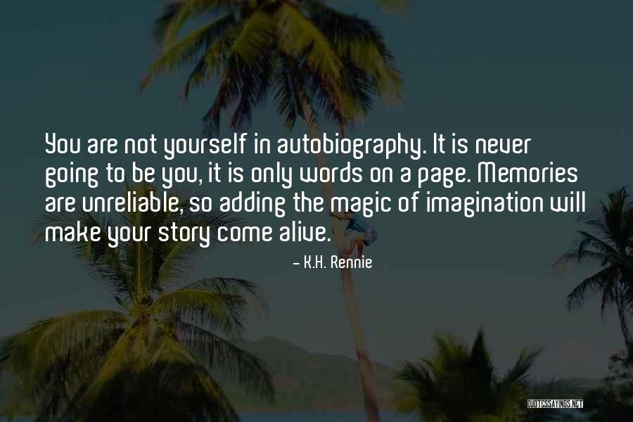 Adding Words Into Quotes By K.H. Rennie Adding Words Into Quotes By K.H. Rennie