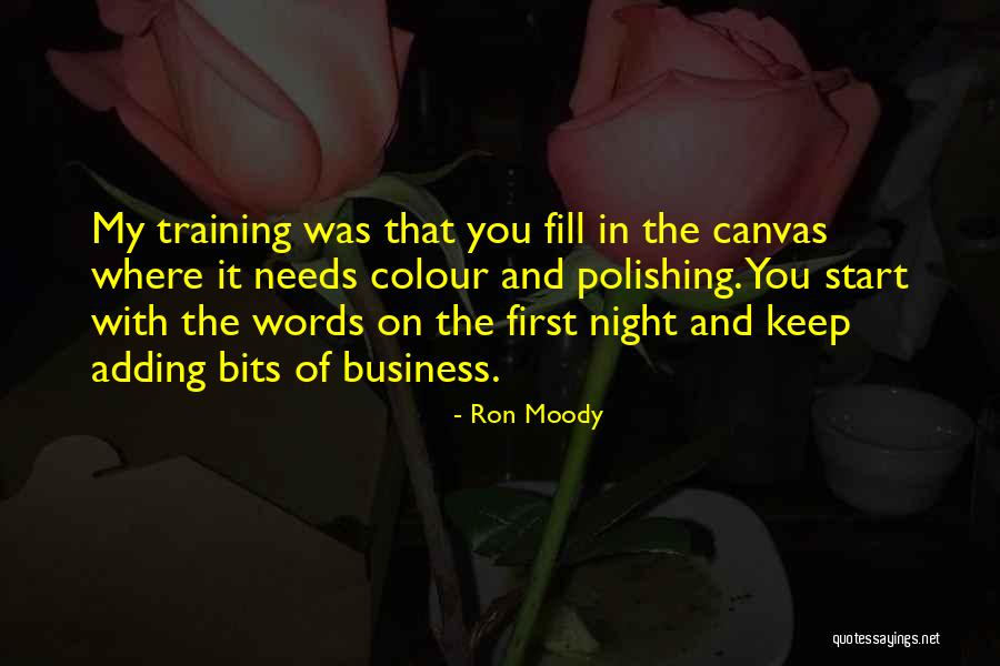 Adding Words Into Quotes By Ron Moody