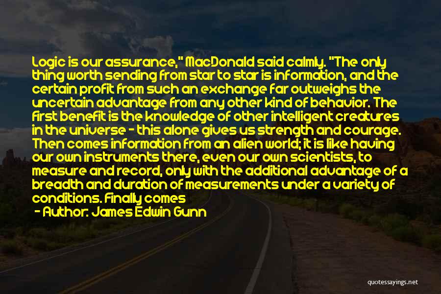 Additional Information Quotes By James Edwin Gunn