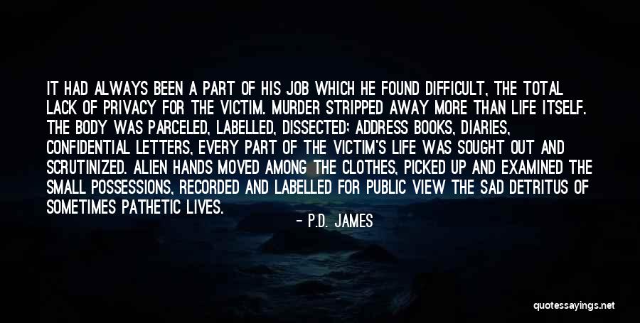 Address Books Quotes By P.D. James