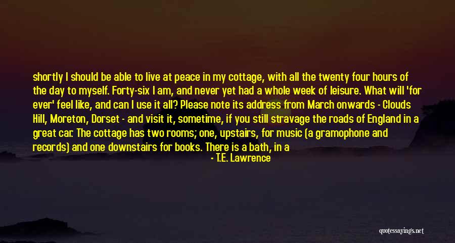 Address Books Quotes By T.E. Lawrence