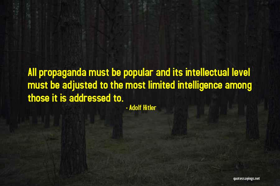 Addressed Quotes By Adolf Hitler Addressed Quotes By Adolf Hitler