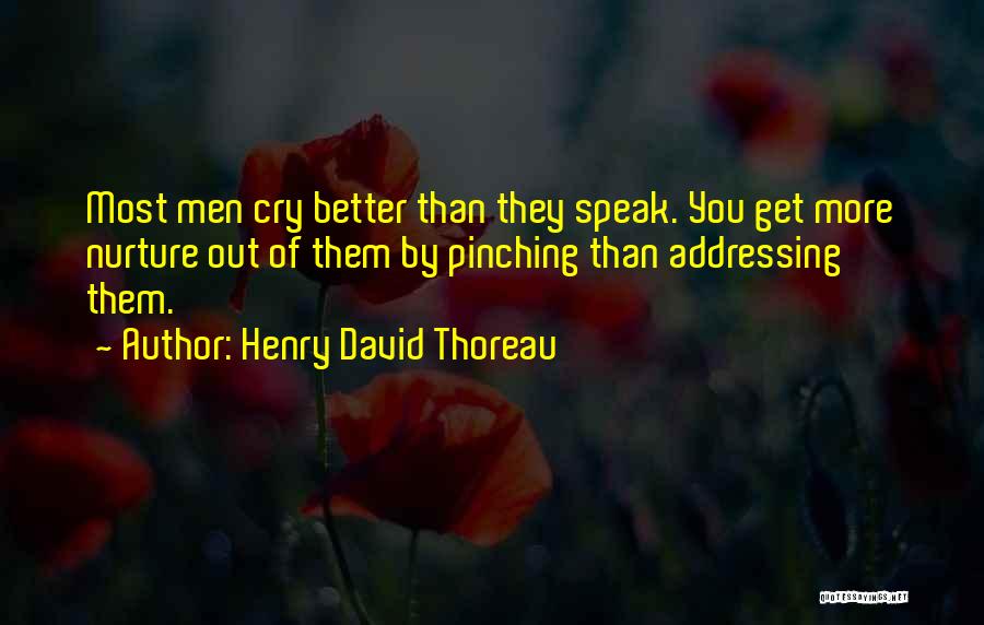 Addressing Quotes By Henry David Thoreau