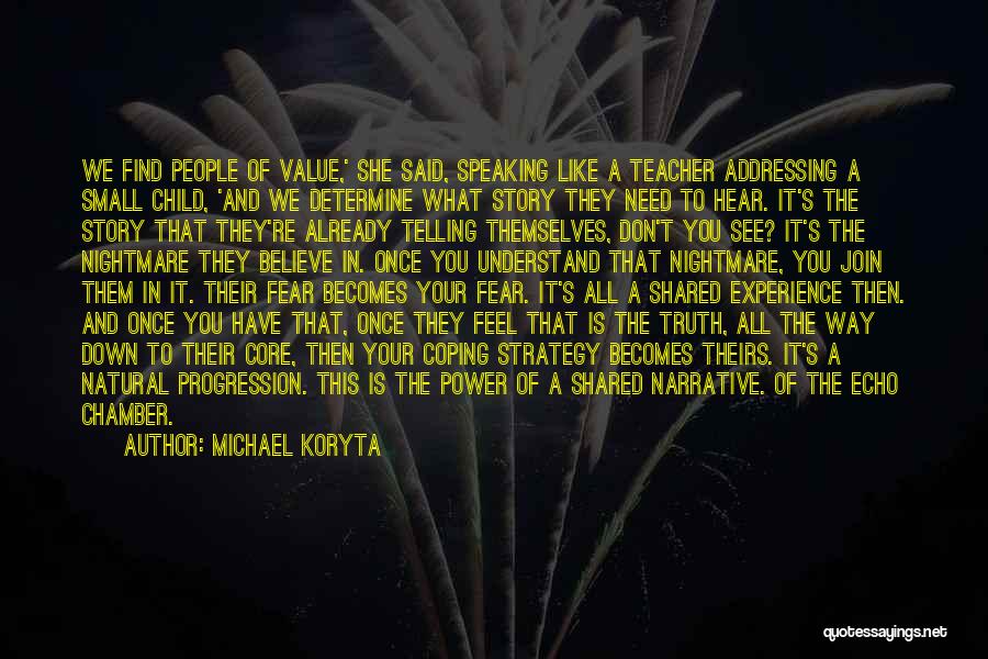 Addressing Quotes By Michael Koryta