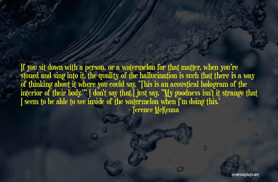 Adebayo Stats Quotes By Terence McKenna Adebayo Stats Quotes By Terence McKenna