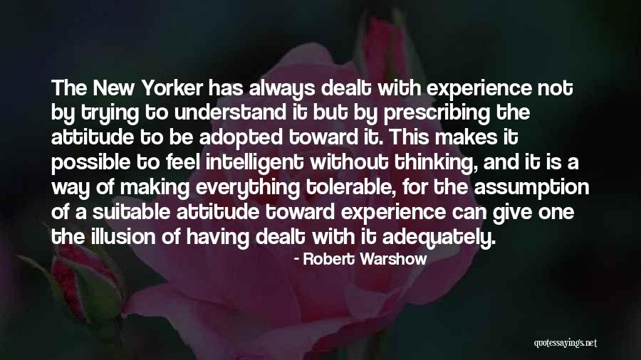 Adekoya Brown Quotes By Robert Warshow Adekoya Brown Quotes By Robert Warshow