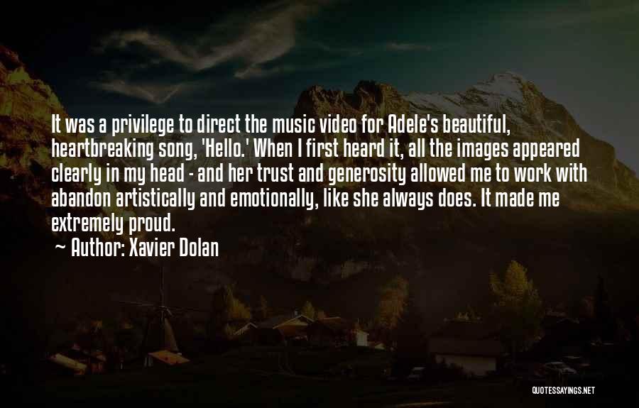 Adele's Music Quotes By Xavier Dolan