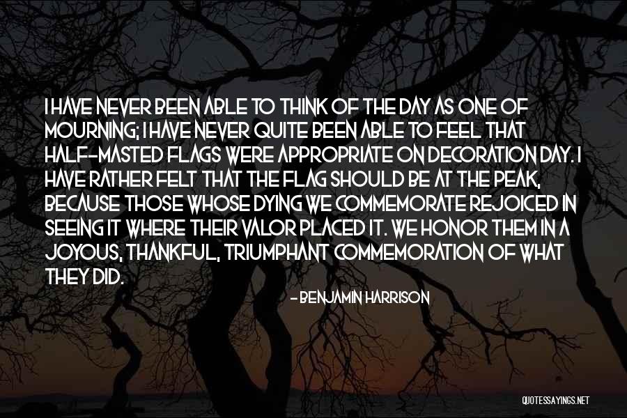 Ademar Benitez Quotes By Benjamin Harrison Ademar Benitez Quotes By Benjamin Harrison
