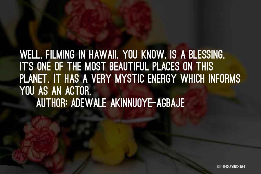 Adewale Akinnuoye-Agbaje Quotes 1434743