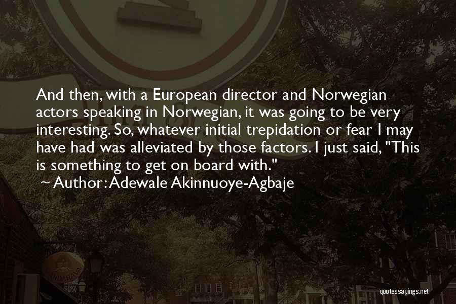 Adewale Akinnuoye-Agbaje Quotes 1579899