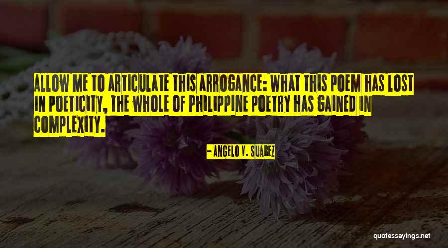 Adherave Quotes By Angelo V. Suarez Adherave Quotes By Angelo V. Suarez