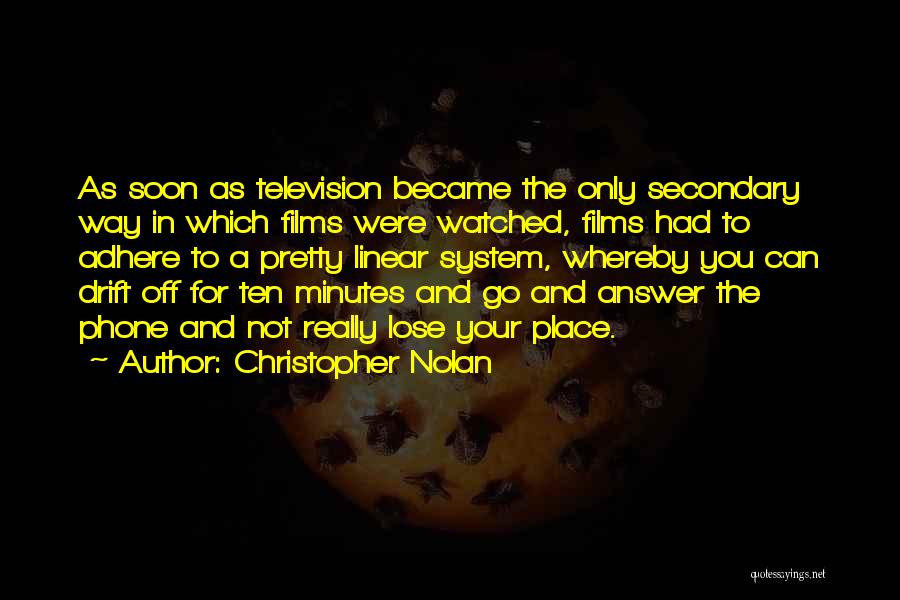 Adhere Quotes By Christopher Nolan