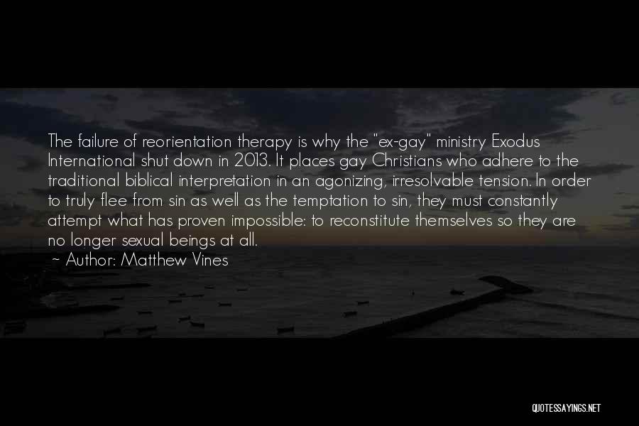 Adhere Quotes By Matthew Vines