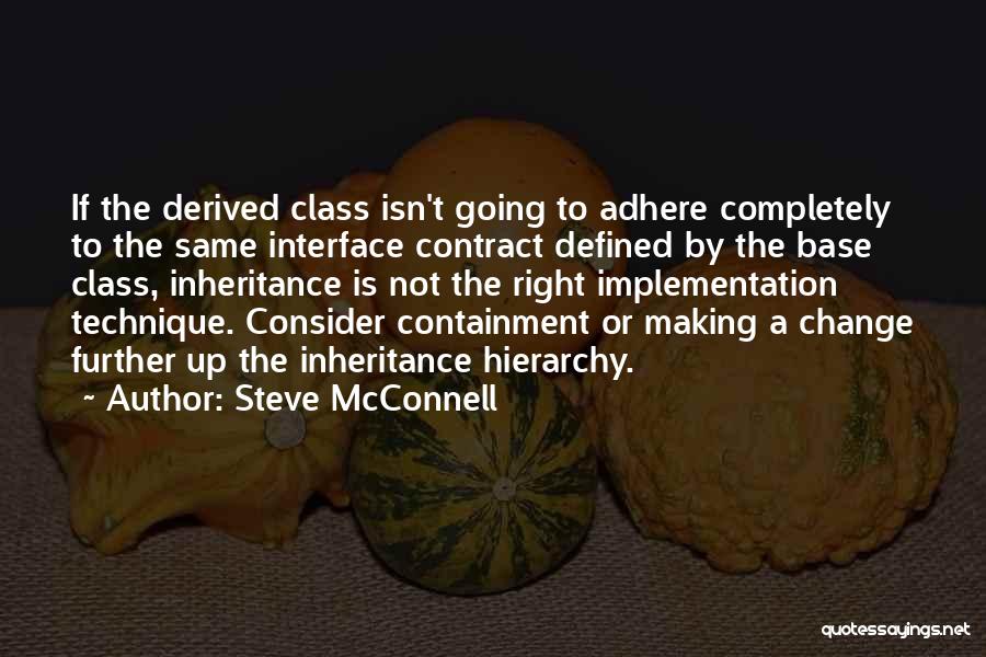 Adhere Quotes By Steve McConnell