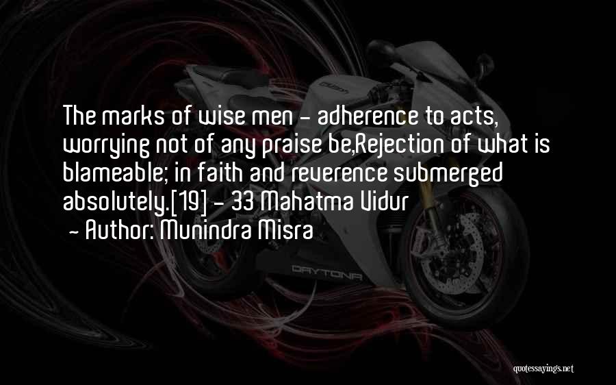 Adherence Quotes By Munindra Misra