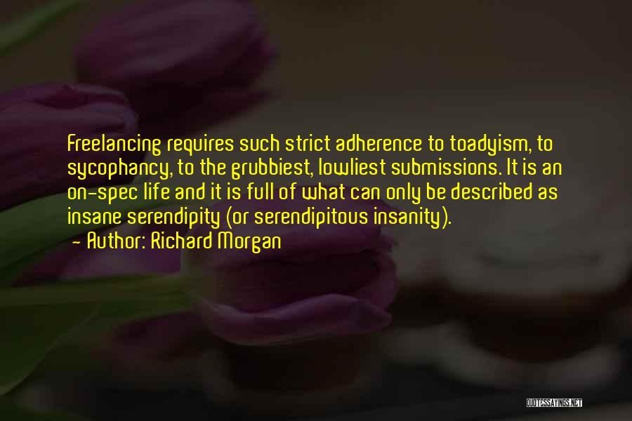 Adherence Quotes By Richard Morgan