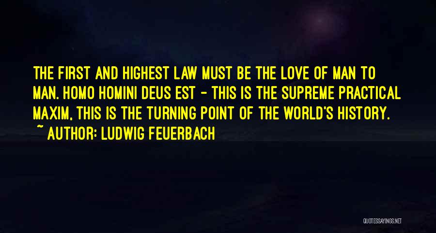 Aditamento Ao Quotes By Ludwig Feuerbach