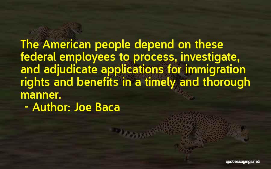 Adjudicate Quotes By Joe Baca