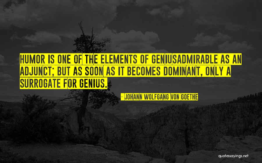 Adjunct Quotes By Johann Wolfgang Von Goethe