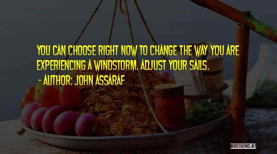 Adjust The Sails Quotes By John Assaraf