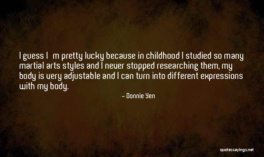 Adjustable Quotes By Donnie Yen Adjustable Quotes By Donnie Yen