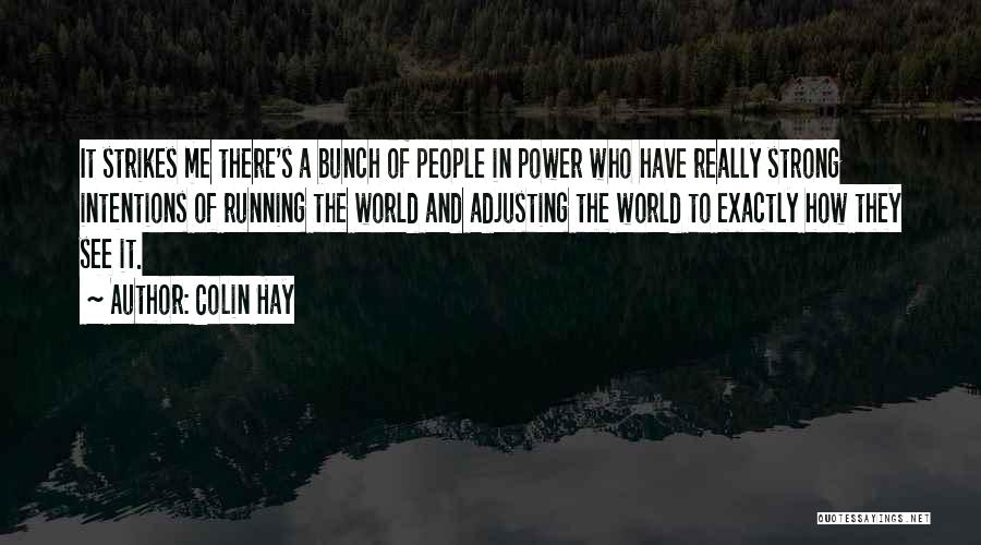 Adjusting Quotes By Colin Hay