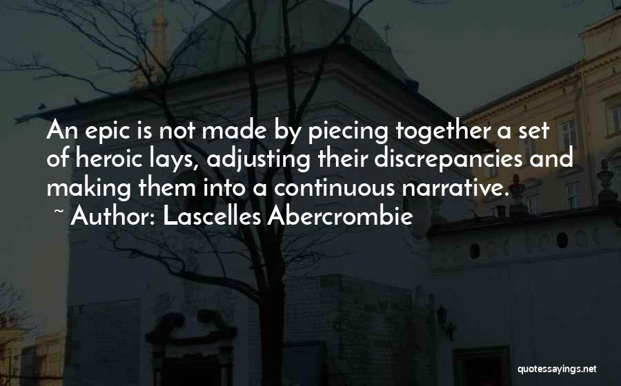 Adjusting Quotes By Lascelles Abercrombie