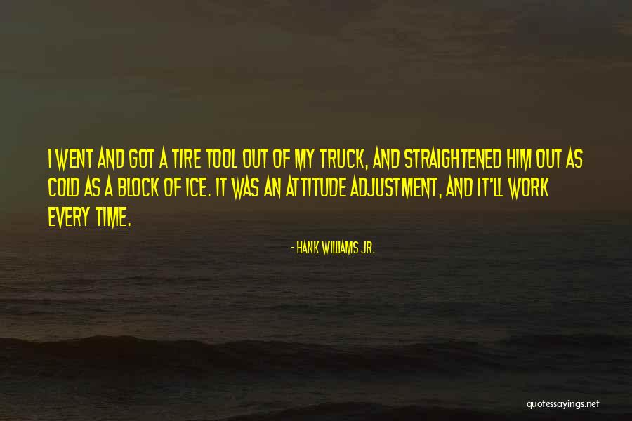 Adjustment In Work Quotes By Hank Williams Jr. Adjustment In Work Quotes By Hank Williams Jr.