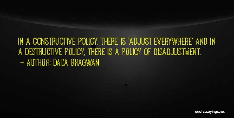 Adjustment Quotes By Dada Bhagwan