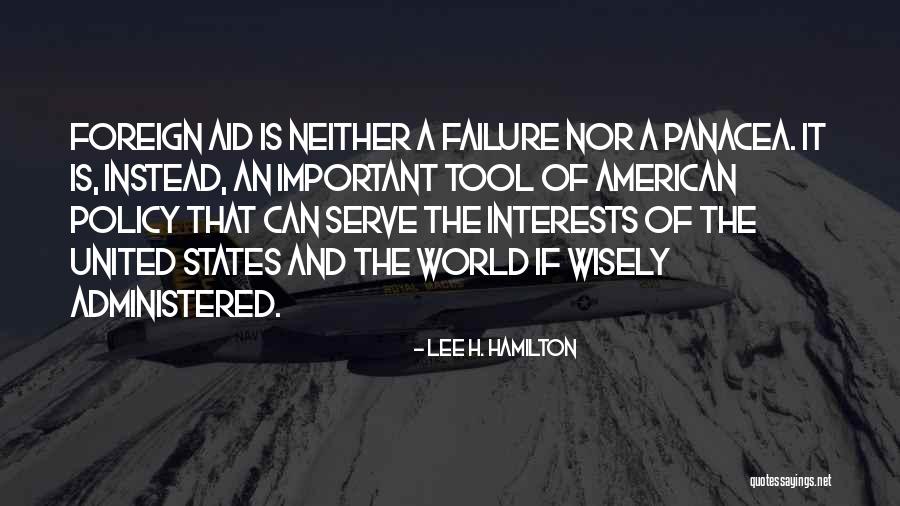 Administered Quotes By Lee H. Hamilton Administered Quotes By Lee H. Hamilton