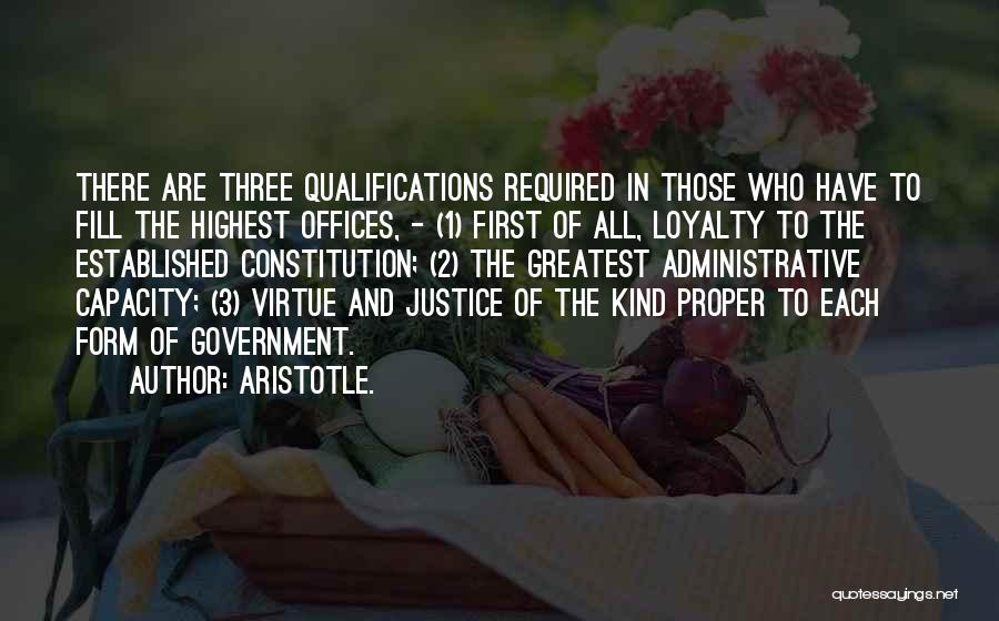 Administrative Quotes By Aristotle.