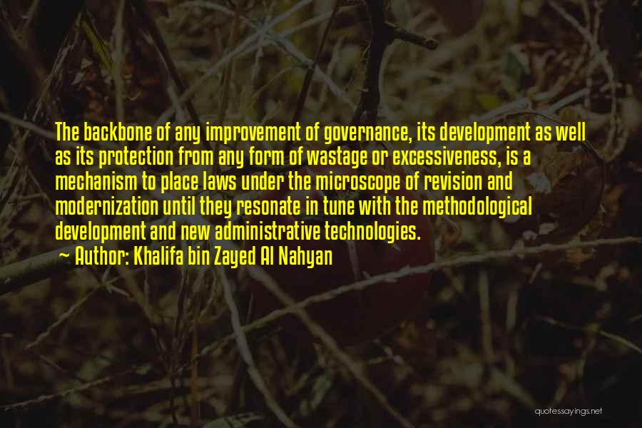 Administrative Quotes By Khalifa Bin Zayed Al Nahyan