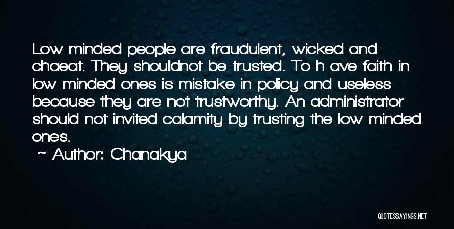 Administrator Quotes By Chanakya