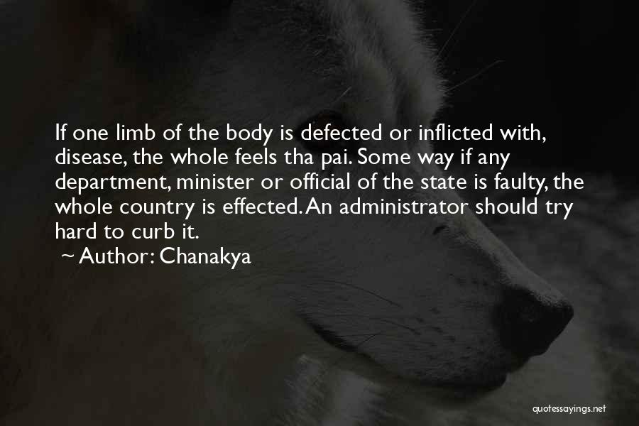 Administrator Quotes By Chanakya