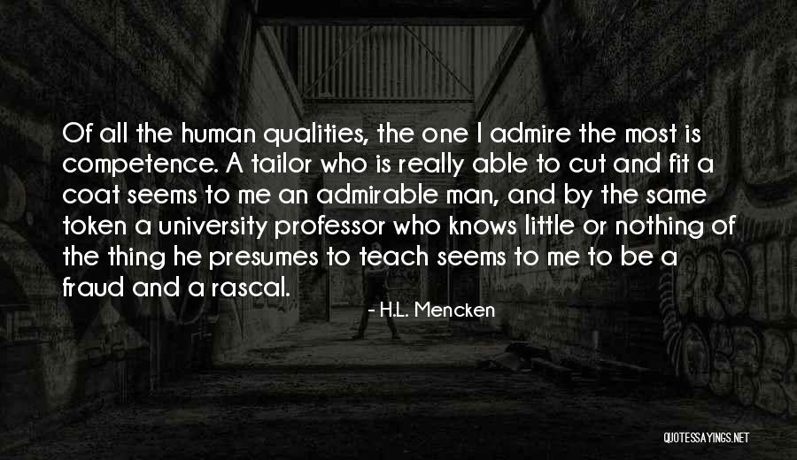 Admirable Men Quotes By H.L. Mencken Admirable Men Quotes By H.L. Mencken