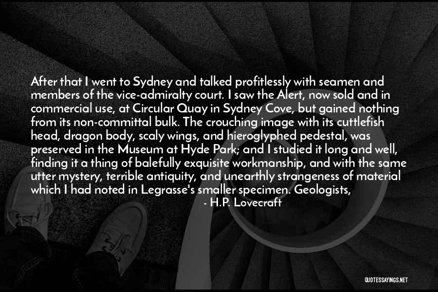 Admiralty Quotes By H.P. Lovecraft