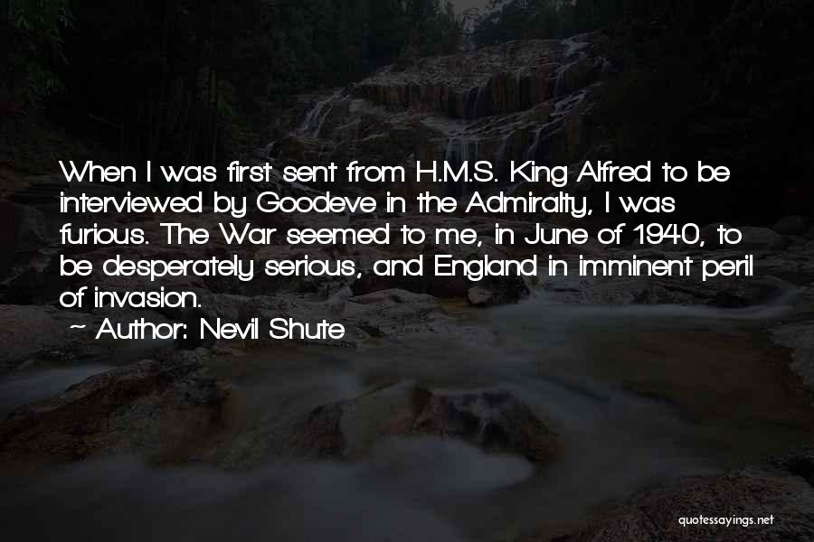 Admiralty Quotes By Nevil Shute