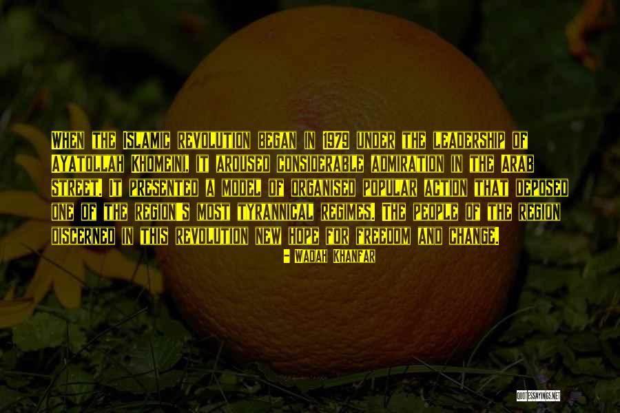 Admiration And Leadership Quotes By Wadah Khanfar Admiration And Leadership Quotes By Wadah Khanfar